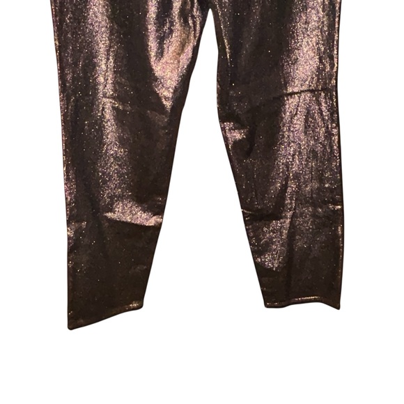 Old Navy Metallic Straight Leg Jeans - Black - Picture 5 of 8
